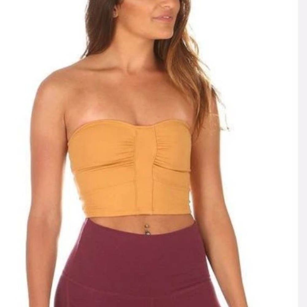 Mika Yoga Wear Skyla Bandeau Top - barely worn